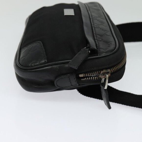 GUCCI Guccissima Waist bag Nylon Black 162417 Auth bs25059 - Picture 5 of 16